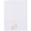 Nanan Lenzuola per lettino Set 3Pz Rosa ORSO CUORE 100% Cotone