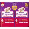 Pampers Progressi Mutandino Pannolini 15+kg Taglia 6 Xl Pacco Doppio 2 X 15 Pezzi