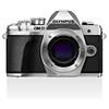 Olympus OM-D E-M10 Mark III Micro Four Thirds Systemkamera, 16 Megapixel, Bildstabilisator, elektronischer Sucher, 4K-Video, silber