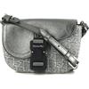 Christian Dior Pre-Owned - Borsa messenger Saddle mini 2010 - Donna - pelle/tela - Taglia unica - Argento