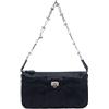 Ferragamo Pre-Owned - Borsa a spalla Gancini 2000 - Donna - raso - Taglia unica - Nero
