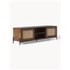 Westwing Collection Mobile TV con intreccio viennese Vienna - Marrone