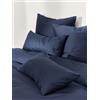 Westwing Collection Copripiumino in raso di cotone Comfort - Blu