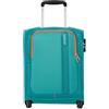 American Tourister Sea Seeker - Upright S, Bagaglio a mano, 45 cm, 28L, Verde (Aqua Green)