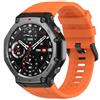 GIOPUEY Cinturini Compatibile con Amazfit T-Rex 3, Morbido Silicone Cinturino [Resistente all'Usura] [Traspirante] - Orange