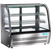 FORCAR-FREDDO G-VPR120 Espositore refrigerato vetrina da banco a vetro - 120 litri potenza 160 W