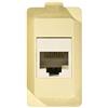 oniroview Presa RJ45 UTP CAT.6e Compatibile Magic Modello 5974AT6 8 poli per Cavi Lan Connessione a crimpare senza attrezzi, Colore Avorio