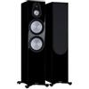 MONITOR AUDIO SILVER 500 7G BLACK GLOSS COPPIA DIFFUSORI PAVIMENTO NUOVI