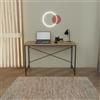 LBSIGN Scrivania Stile Industrial Ferro E Legno 120x60x73 Adam Rovere