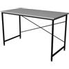 LBSIGN Scrivania Stile Industrial Ferro E Legno 120x60x73 Adam Bianca