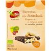 Vivibio Barretta di cioccolato fondente biologico e arachidi - Snack deliziosi e senza glutine - 3x32g