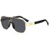 Dsquared2 D2 0028/S Occhiali, RHL/IR Gold Black, 63 Unisex-Adulto