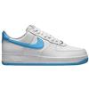 NIKE AIR FORCE 1 '07 BIANCO/CELESTE