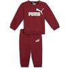 PUMA MINICATS ESS CREW JOGGER BORDEAUX/BIANCO