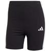 ADIDAS W 3S SJ BK SHORT NERO/BIANCO