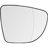 SENZEAL Vetro dello Specchietto Lato Passeggero Destro Riscaldato con Piastra Portante per Renault Clio 4 Captur Zoe 2013-2020 963654973R 60B1555E (Destro)