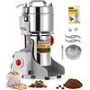 CGOLDENWALL Mulino per Cereali Elettrico 300g, Open-Cover-Stop, con Timer | Acciaio Inossidabile, Superfine Macina Spezie per Grano/Erba/Caffè, 28000RPM Alta Velocità, 1500W, Protezione da Sovraccarico