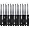 OWLMATE 12 Pezzi Coltelli da Cucina da Tavola Coltelli da Bistecca set Coltelli da Tavola Coltello Carne Coltelli da Tavola Lavabili in Lavastoviglie