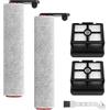 Fixbetter Rullo Spazzola di Ricambio e Filtro HEPA per Accessori per Dreame H12 Pro, H12 Dual, G10 Pro Aspirapolvere Bagnati e Secchi Senza Fili, 2 Rulli Spazzola + 2 Filtri HEPA