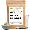 Fairnatural BIO Latte d'avena in polvere [Da coltivazione regionale tedesca] Bevanda senza zucchero aggiunto da mescolare da soli | Per 6L di sostituto del latte senza glutine o come avena istantanea (600g)