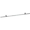Bodyline Bilanciere per pesi acciaio cromato con chiusura a molla lunghezza 150cm e diametro 25mm - fitness a casa