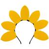 Generic Cerchietto estivo per capelli da donna, copricapo floreale, per feste di compleanno, girasole, accessori per lo styling