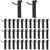 IGNPION 35 Pezzi di Ganci per Pannello a Griglia, Ganci da 5 cm per Espositore a Parete, Ganci per Espositore da Negozio, Accessori per Griglia a Filo per Garage, Officine