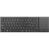 Rii Mini i22S Wireless + Bluetooth - Tastiera compatta e sottile con ampio mouse touchpad, compatibile con Smart TV, TV Box, Tablet, Smartphone, Console, PC, Fire TV, Raspberry
