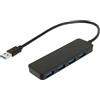 HUAREW Hub USB 3.0 con 4 Porte Sdoppiatore Multi USB 3.0 Adattatore USB Alta velocità 5Gbps Per PC,Laptop,Xbox, Flash Drive, HDD, Console, Stampante, PC, Tastiera, HP, Dell