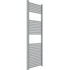 ERCOS Scaldasalviette Termoarredo Bagno Dimensioni 500x1500 MM Radiatore Bagno Colore Grigio Titanio , Attacchi da 1/2 Fornito Con Kit Montaggio