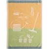 Coucke Strofinaccio stampato in Jacquard di Cotone, Il Giardino, 50 x 75 cm