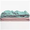 TRAMAS+ Lenzuolo con Angoli Regolabile 100% Cotone, 90 x 200 cm, Singolo - Blu Acqua