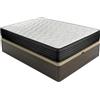 DUÉRMETE ONLINE Pack Materasso viscoelastico Pocket Visco Reversibile + Letto in legno apribile ad alta capacità, 90 x 190
