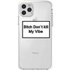 CrazyLemon Custodia per iPhone 12 PRO Max, Stile Semplice Creativo Divertente Frase di personalità Etichetta dell'umore Leggero Anti Giallo Morbido TPU Cover Posteriore Antiurto in Silicone - 06