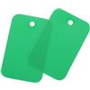 QUARKZMAN Pz100 Etichette trasporto 2.5x4cm/0.98x1.57 Verde Chiaro | Plastica Impermeabile Occhiello Vuoto, Etichette Identificazione Prodotto, Etichettatura Esterna, Marcatura Valvole