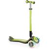 GLOBBER Monopattino ELITE Deluxe Lights con ruote luminose, verde lime