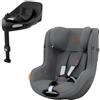 cybex GOLD Seggiolino auto Reboarder Sirona G i-Size Lava Grey incl. base isofix Base G Black