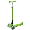 GLOBBER LIGHTS PRIMO FOLDABLE PLUS verde-lime, con ruote illuminate