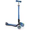 GLOBBER AUTHENTIC SPORTS Globber Elite Deluxe, Monopattino con ruote luminose, blue-navy