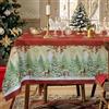 Nada Home Tovaglia Natalizia antimacchia no stiro Copritavolo Natale 12 posti 140x240cm 6980