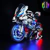 BrickBling Kit di luci telecomando per Lego 42130 Technic BMW M 1000 Rr moto Kit di raccolta (non Lego), kit di illuminazione fai da te per moto, luce decorativa per 42130 regalo creativo per adulti