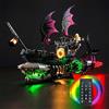 BrickBling Kit di Luci Telecomando per DREAMZzz Nightmare Shark Ship 71469 Lego (non Incluso), Set Illuminazione LED per Barca di Squalo da Incubo, Regalo Creativo per Ragazzi e Adulti