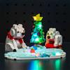 BrickBling Set luci a LED per Lego Wintertime Polar Bears 40571, Decorazioni creativa per Lego Wintertime Polar Bears