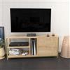 Hanah Home Supporto per TV, melammina, Quercia Dorata, Taglia Unica