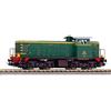 PIKO EXPERT 52440 D141 1019 Verde fasce gialle, telaio e corrimani bruno FS