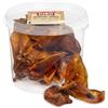 DIBO Orecchie di maiale - snack sano e naturale per cani, 100% naturale, essiccato delicatamente, secchio da 600 g