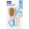 Chicco spazzola + pettine azzurro - CHICCO - 924729383