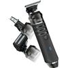 Wahl Trimmer Wahl Pro Series High Visibilty, lama a taglio ravvicinato, ioni di litio, regolabarba completamente lavabile, kit per la pulizia, testine intercambiabili, a batteria, taglio ravvicinato