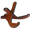 CAHAYA Stand Ukulele Pieghevole Supporto in Legno per Ukulele Soprano Concerto Tenore Violino da Terra a Forma X Anti-Scivoloso per Strumento con Misura Meno di 30 (Versione Aggiornata)