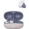 RemixAst HM20 Nuovo Clip Headset ENC Open Ear Wireless Blth5.3 Cuffie Noise Cancelling(Bianco)